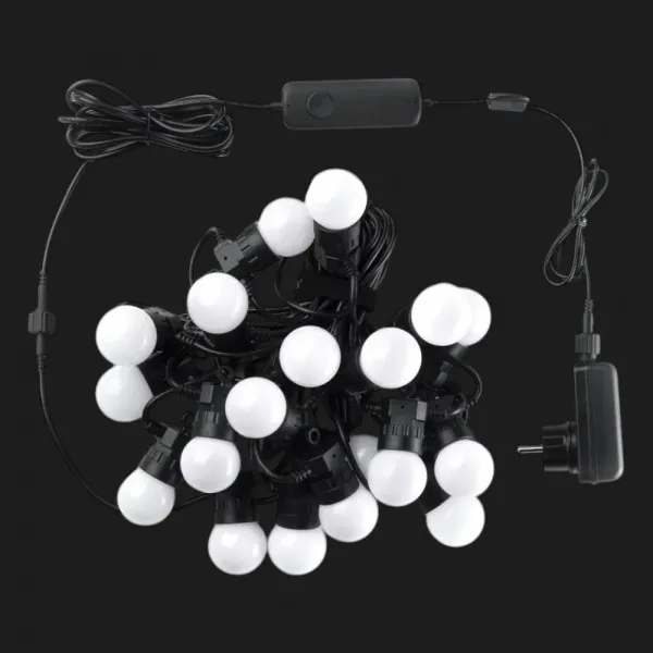 Гірлянда Smart LED Twinkly Festoon RGB 20 G45 IP44 10м