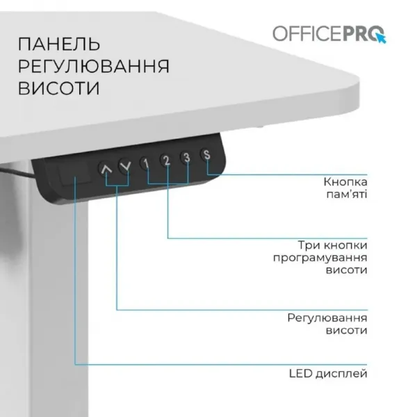 Комп'ютерний стіл OfficePro ODE1470W (White)