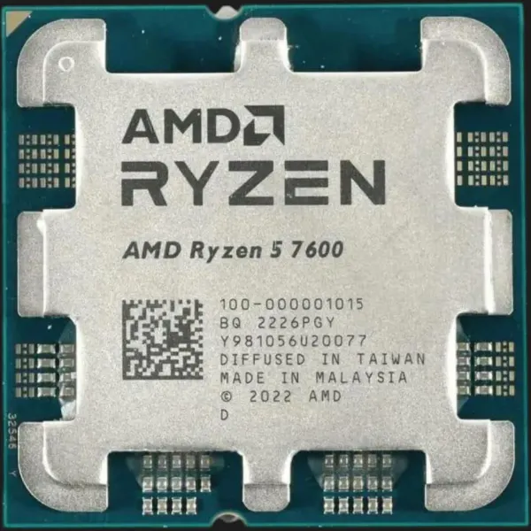 Процесор AMD Ryzen 5 7600 sAM5 Tray (100-000001015)