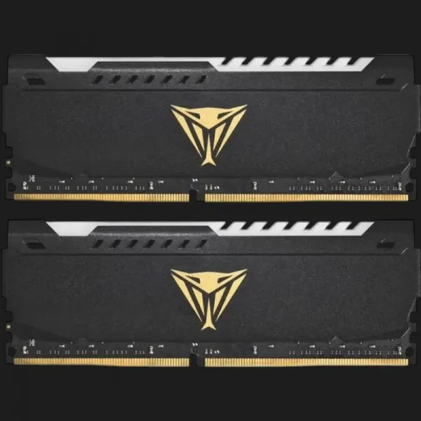 Оперативна памʼять Patriot Viper Steel RGB Black DDR4 64GB 2x32GB 3600MHz (PVSR464G360C0K)