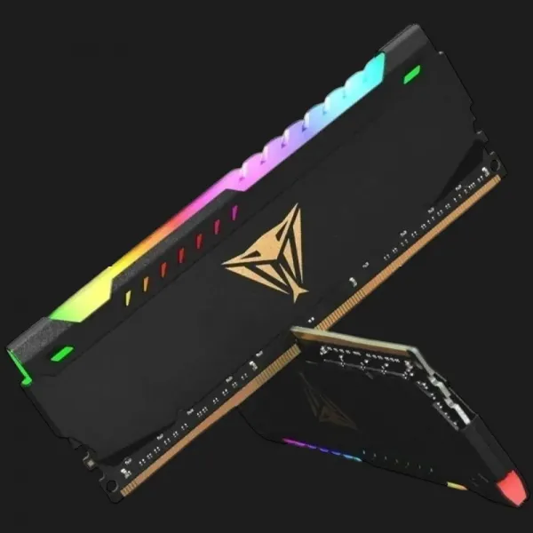 Оперативна памʼять Patriot Viper Steel RGB Black DDR4 64GB 2x32GB 3200MHz (PVSR464G320C8K)