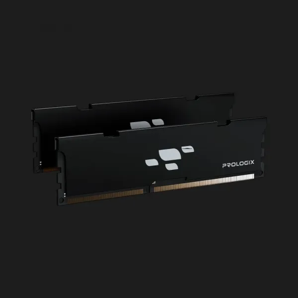 Оперативна памʼять Prologix Black DDR5 32GB 2x16GB 5600MHz (PRO32GB5600B5K)