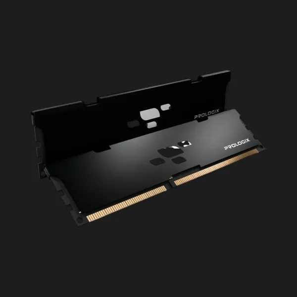 Оперативна памʼять Prologix Black DDR5 32GB 2x16GB 5600MHz (PRO32GB5600B5K)