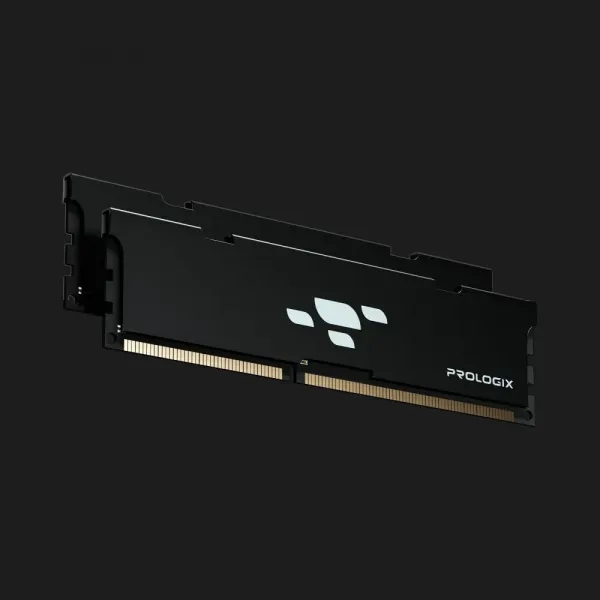 Оперативна памʼять Prologix Black DDR5 32GB 2x16GB 5600MHz (PRO32GB5600B5K)