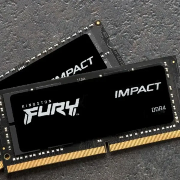 Оперативна памʼять Kingston Fury Impact DDR4 32GB 2x16GB 3200MHz (KF432S20IBK2/32)