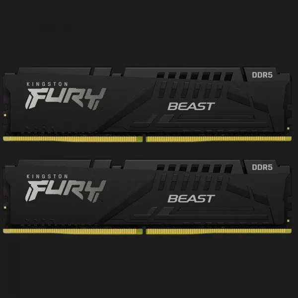Оперативна памʼять Kingston Fury Beast DDR4 16GB 2x8GB 3200MHz (KF432C16BBK2/16)