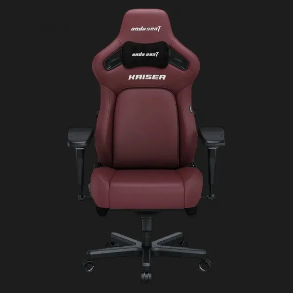 Крісло ігрове Anda Seat Kaiser 4 V2 XL PVC (Maroon) (UA)