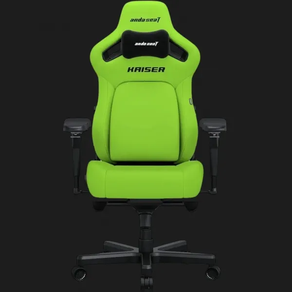 Крісло ігрове Anda Seat Kaiser 4 V2 XL PVC (Cyber Green) (UA)