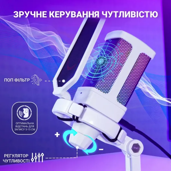 Мікрофон Fifine Q6W (White) (UA)