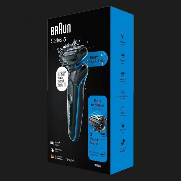 Електрична бритва BRAUN Series 5 Wet&Dry (51-B1000s) (Black/Blue)