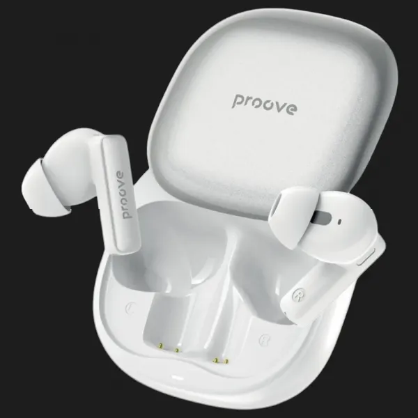 Навушники Proove NoLimit TWS with Hybrid ANC (White/Silver)