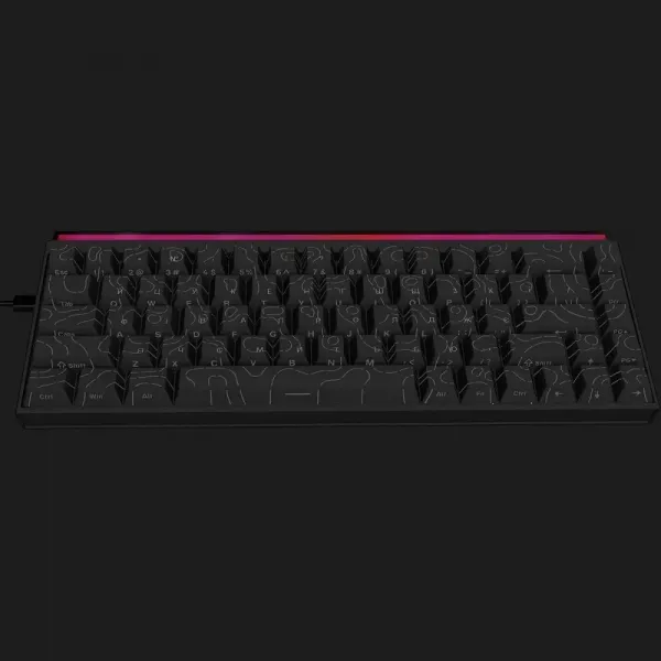 Клавіатура Ajazz NK68 Red switches Side Contour (Black) (UA)