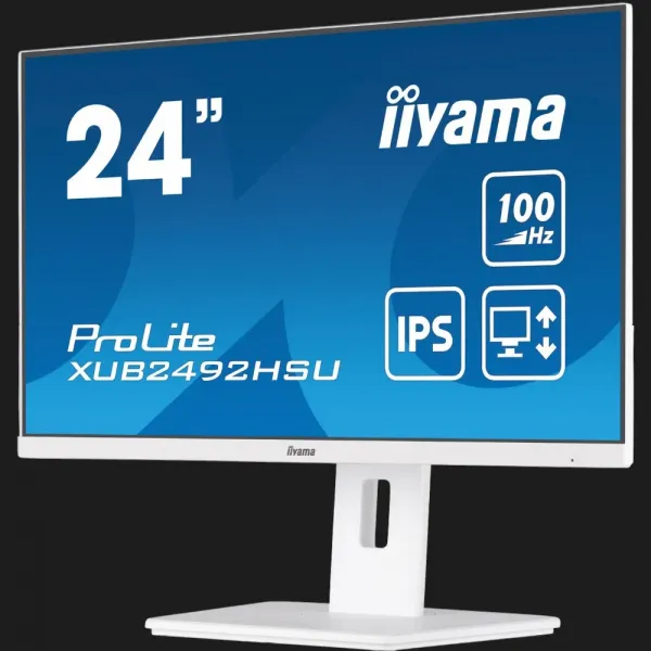 Монітор iiyama 23.8" IPS 100Hz XUB2492HSU-W6 (UA)