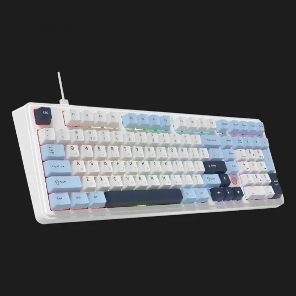 Клавіатура Ajazz AK980 MAX Magnetic Switch (Blue/White/Dark Blue) (UA)