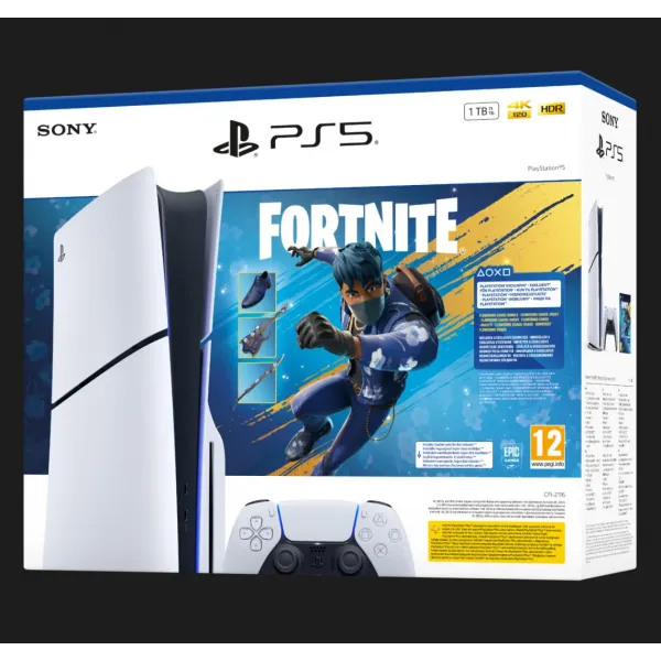 Ігрова приставка Sony PlayStation 5 Slim (Blu-Ray) (Fortnite Flowering Chaos Bundle) (1TB)