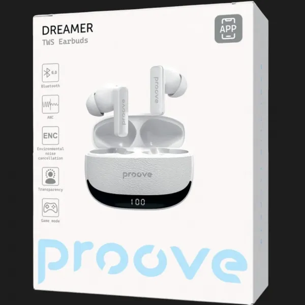 Навушники Proove Dreamer TWS with ANC (White)