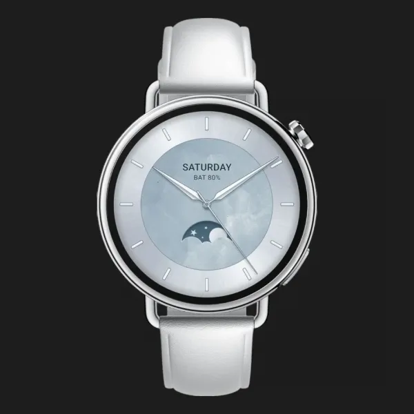 Xiaomi Watch S4 41mm White Leather Strap (BHR07VUGL)