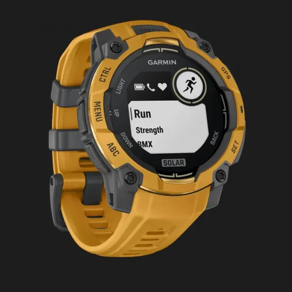 Garmin Instinct 3 45mm Solar Sunburst with Sunburst/Gray Band