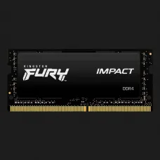 Оперативна памʼять Kingston Fury Impact SO-DIMM DDR4 8GB 1x8GB 3200MHz (KF432S20IB/8)