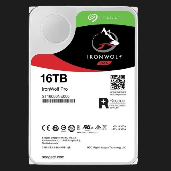 Жорсткий диск Seagate IronWolf Pro 16TB 3.5