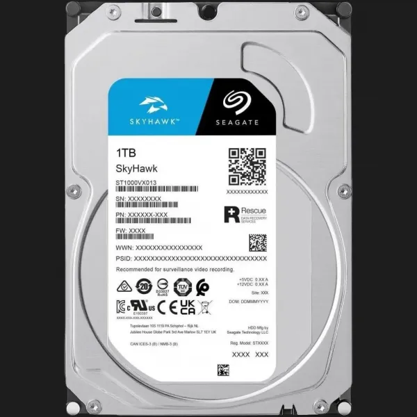 Жорсткий диск Seagate SkyHawk 1TB 3.5
