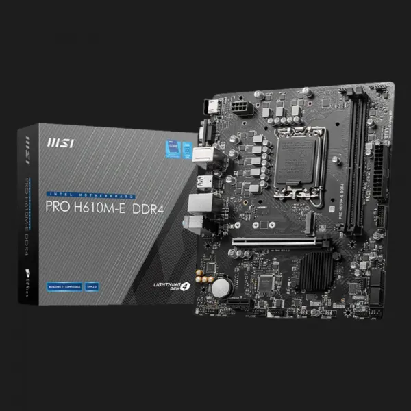 Материнська плата MSI PRO H610M-E DDR4 (PRO H610M-E DDR4)