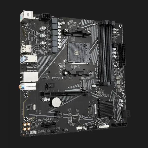 Материнська плата GIGABYTE B550M K (B550M K)