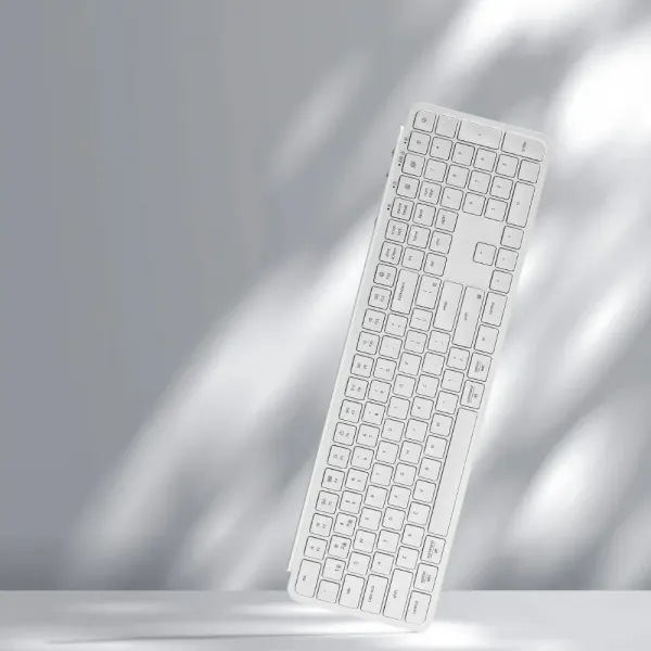 Клавіатура мембрана Keychron B6 Pro Ivory (White) (B6P-K8-UA)
