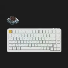 Ігрова клавіатура Keychron J1 82 Key RGB K Pro Brown (White) (J1-Q3-UA)