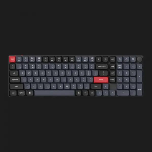 Ігрова клавіатура Keychron K17 Pro 103 Key RGB Gateron MX 2.0 Brown (Black) (K17P-B3-UA)