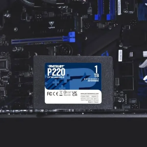Накопичувач SSD Patriot P220 1TB SATA (P220S1TB25)