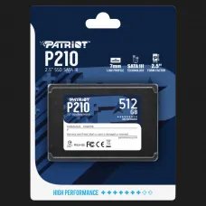Накопичувач SSD Patriot P210 512GB SATA (P210S512G25)