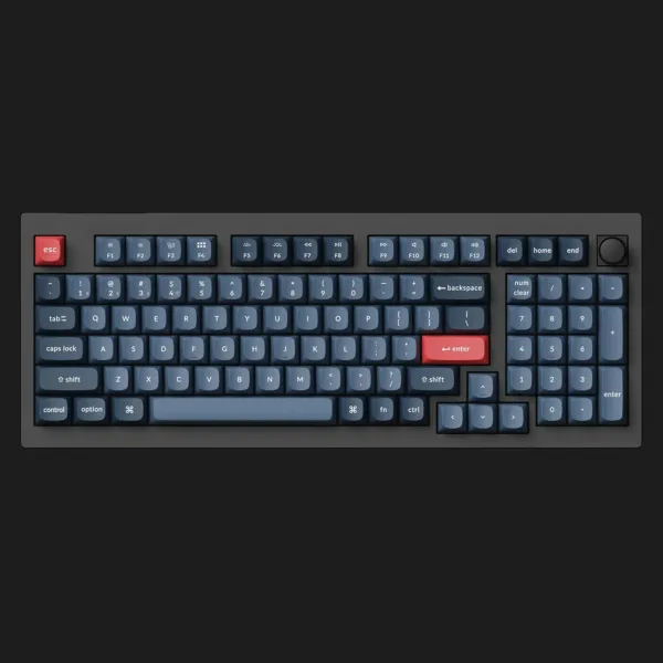 Ігрова клавіатура Keychron V5 Max 100 Key RGB Hot-Swap Gateron Jupiter Brown (Black) (V5M-D3-UA)