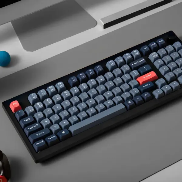 Ігрова клавіатура Keychron V5 Max 100 Key RGB Hot-Swap Gateron Jupiter Brown (Black) (V5M-D3-UA)