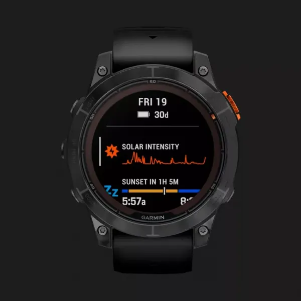 Garmin Fenix 7 Pro Solar Slate Gray with Black Band