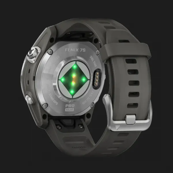 Garmin Fenix 7S Pro Solar Silver with Graphite Band