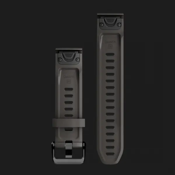 Ремінець Garmin 20mm QuickFit Graphite Silicone Band (010-13102-01)