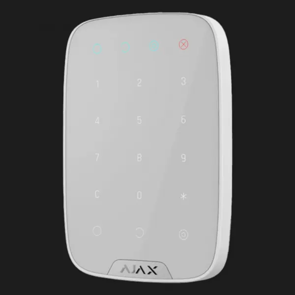 Бездротова сенсорна клавіатура Ajax KeyPad (White)