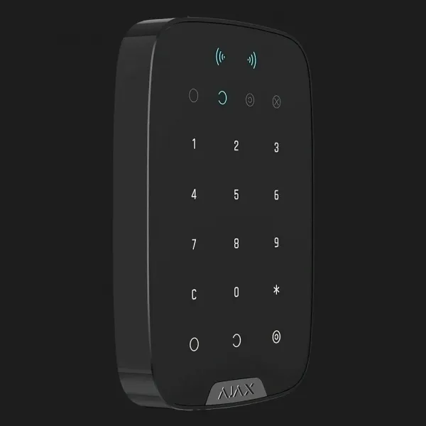 Бездротова сенсорна клавіатура Ajax Keypad Plus (Black)
