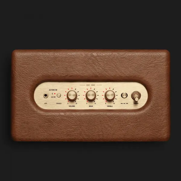 Акустика Marshall Loud Speaker Acton III Bluetooth (Brown)
