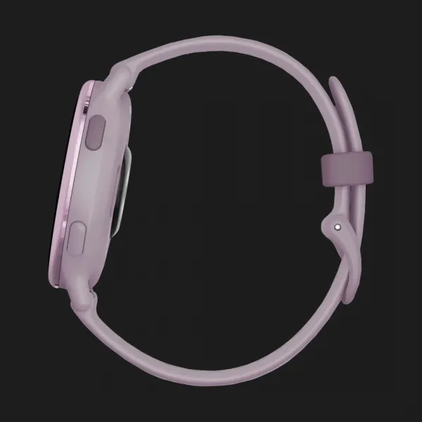 Garmin Vivoactive 5 Metallic Orchid Aluminum Bezel with Orchid Case and Silicone Band