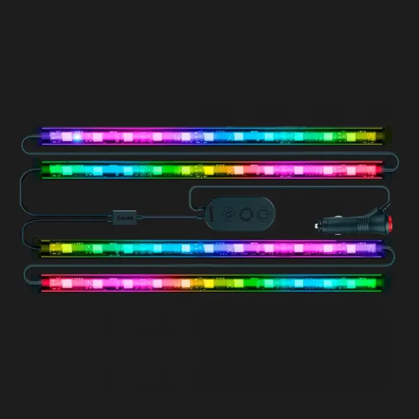 Набір розумного підсвічування для автомобіля Govee H7090 RGBIC Interior Car Lights (Black)