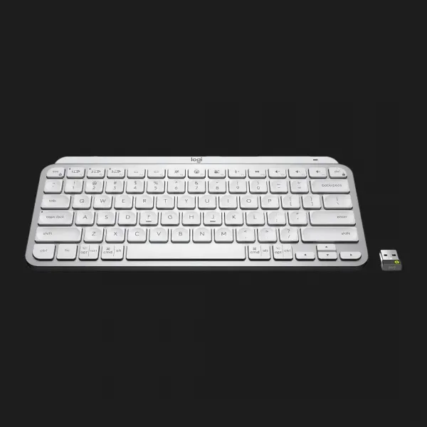 Клавіатура бездротова Logitech MX Keys Mini For Mac Minimalist Wireless Illuminated (Pale Gray) (UA)