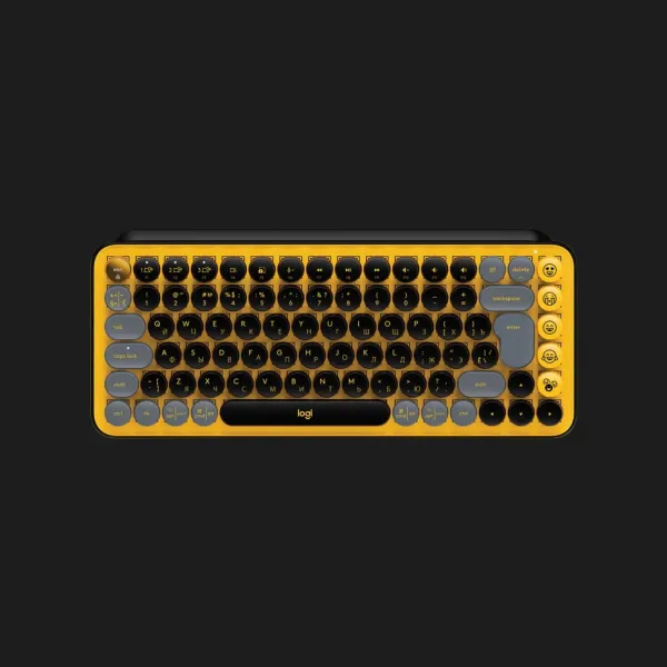 Клавіатура бездротова Logitech Pop Wireless Blast Yellow (UA)