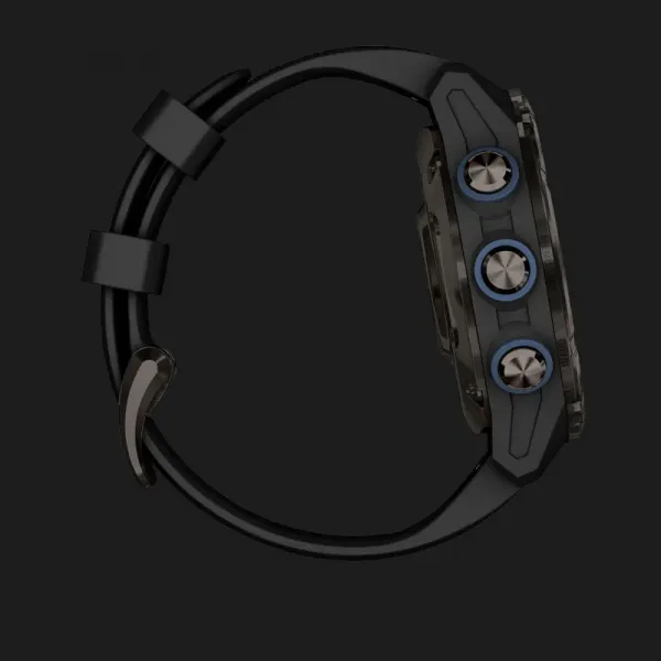 Garmin Descent Mk3i 43mm Carbon Gray DLC Titanium with Black Silicone Band
