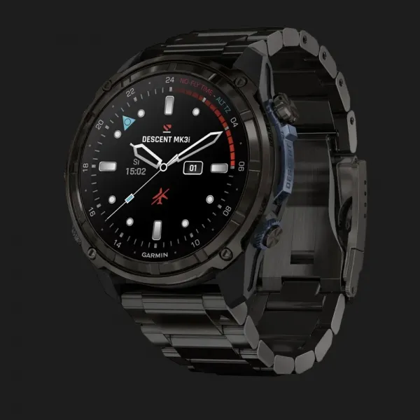 Garmin Descent Mk3i 51mm Carbon Gray DLC Titanium with DLC Titanium Band