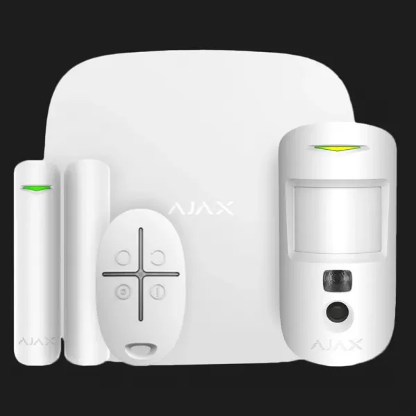 Комплект охоронної сигналізації Ajax StarterKit Cam (White)