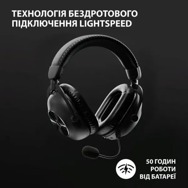Ігрові навушники Logitech G Pro X2 Wireless LightSpeed (Black) (UA)