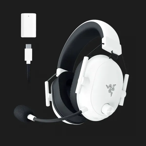 Ігрова гарнітура Razer Blackshark V2 HyperSpeed Wireless (White) (RZ04-04960200-R3M1)