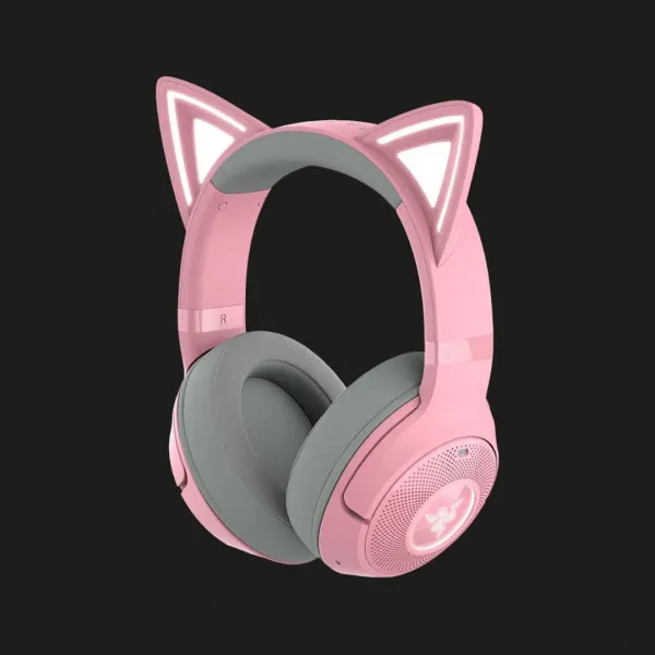 Ігрова гарнітура RAZER Kraken Kitty V2 BT (Quartz) (RZ04-04860100-R3M1) (UA)